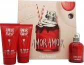 Amor Amor Edt 50ml + 2 X 50ml Body Lotion Giftset